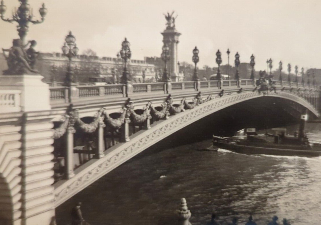 Et Ses Merveilles Pont Alexandre III Bridge Paris France RPPC Antique Postcard