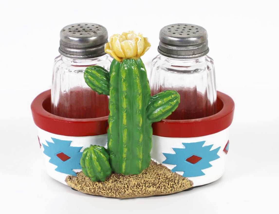 DELEON Southwestern Desert Cactus Kitcken & Outside Decor