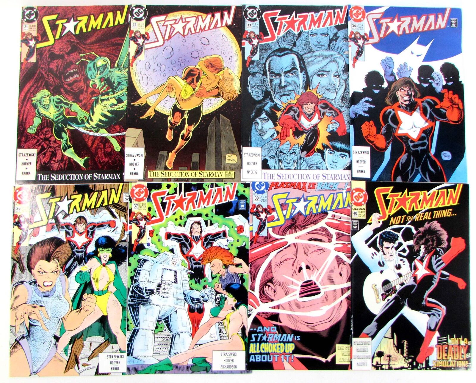 Starman Lot of 8 #31,32,33,34,36,37,39,40 DC (1991) 1st Series 1st Print Comics