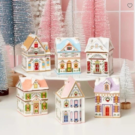 LENOX HOLIDAY  Christmas Spice Village 6-Piece Jar Set 2025 NEW IN BOX