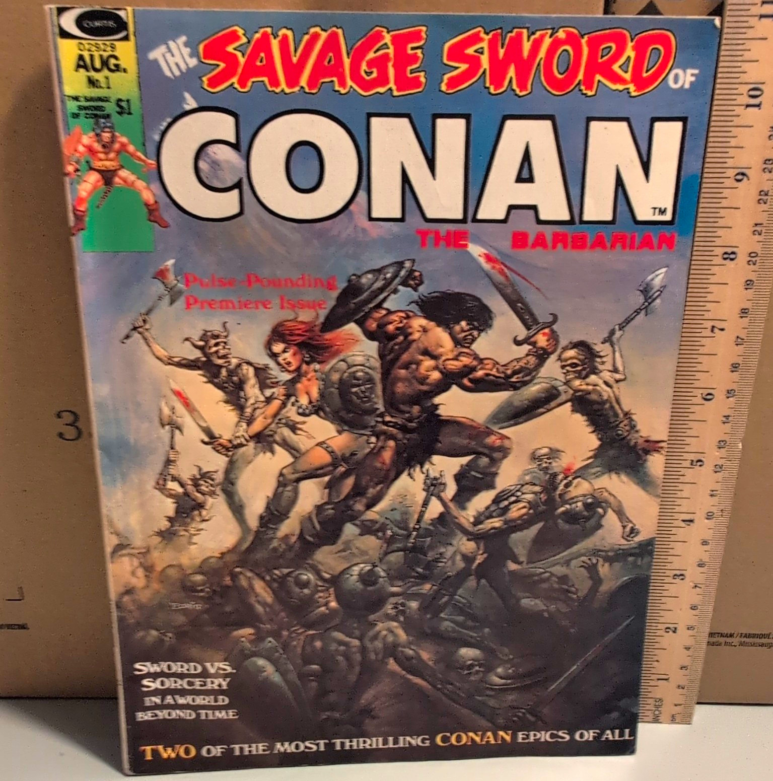 The Savage Sword of Conan Vol. 1 #1 Aug 1974 Conan the Barbarian The Savage Sword of Conan Vol. 1 #1 Aug 1974 Conan the Barbarian