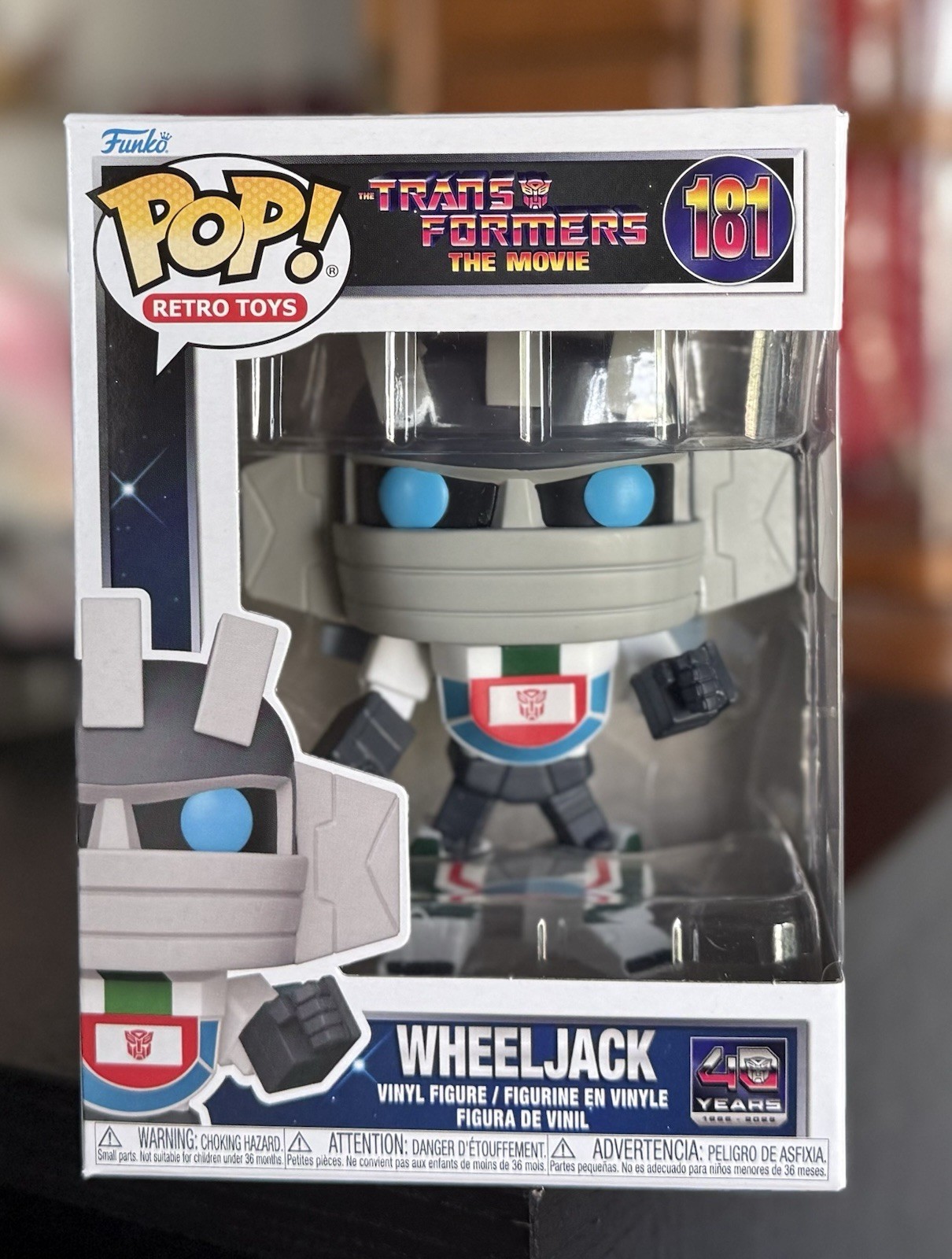 Funko POP Retro Toys: WHEELJACK #181 Transformers The Movie 40th Anniversary
