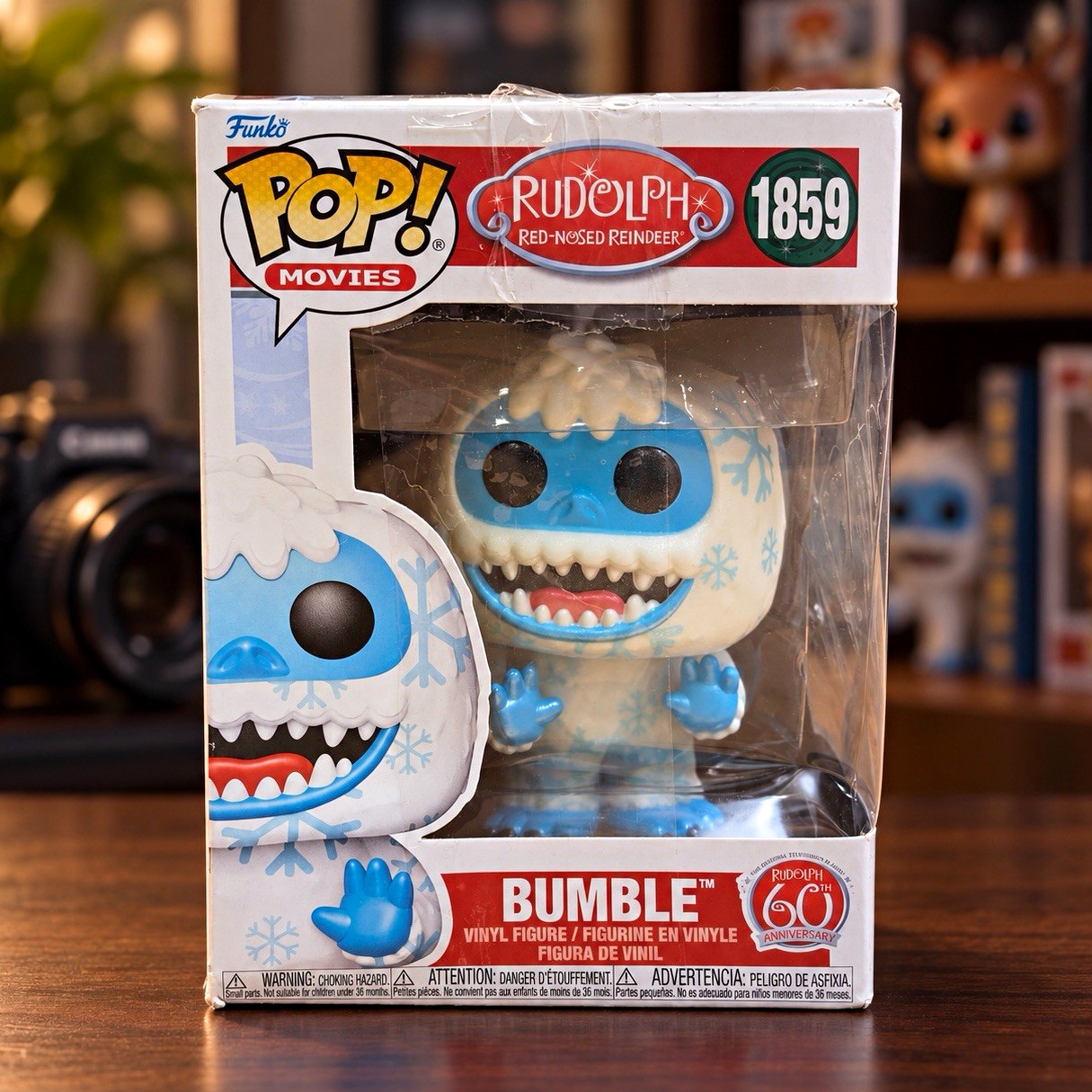 Funko Pop Movies Bumble 1859 Rudolph the Red-Nosed Reindeer Vinyl 60th Anniv