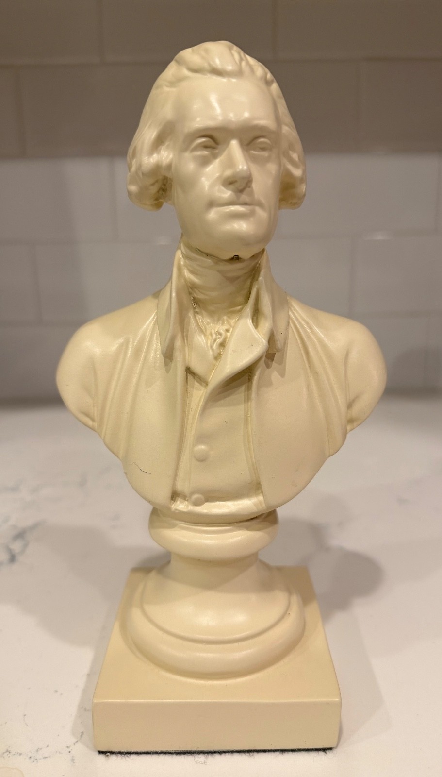 Official Monticello Museum Shop Thomas Jefferson Bust Sculpture - Houdon