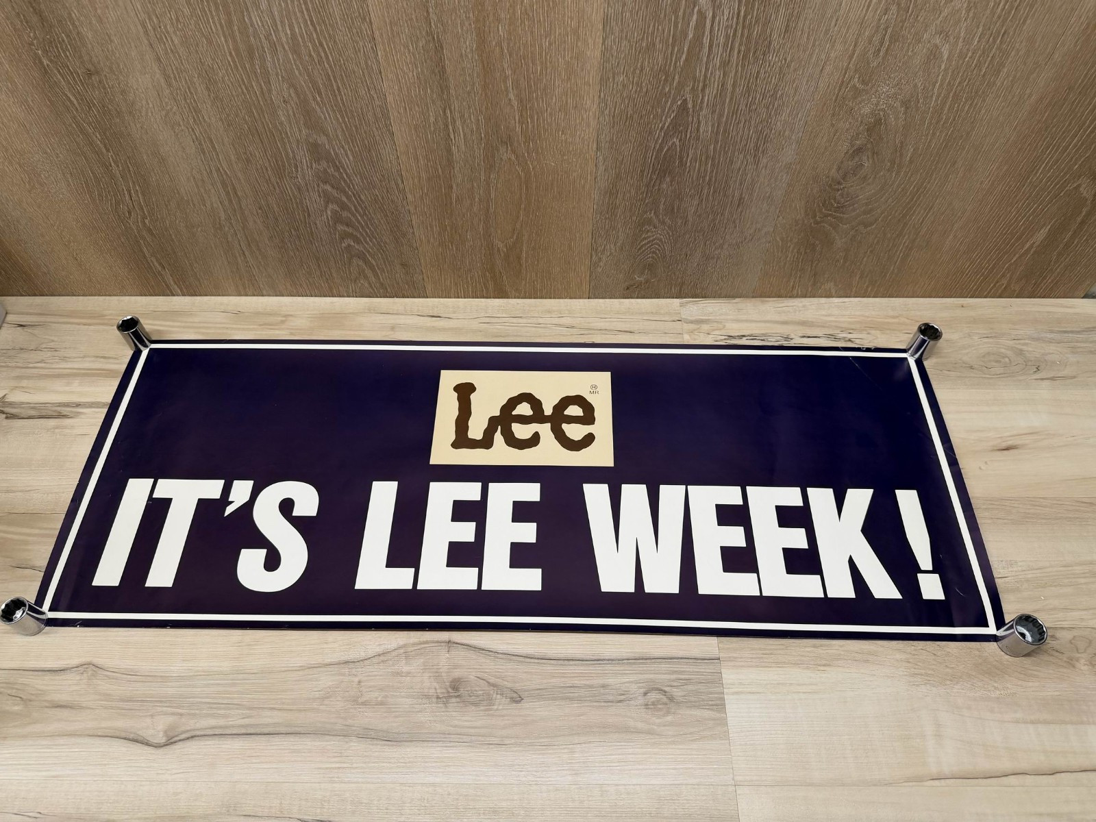 Vintage Lee Jeans / IT\'S LEE WEEK Store Advertising Poster Vintage Lee Jeans / IT\'S LEE WEEK Store Advertising Poster