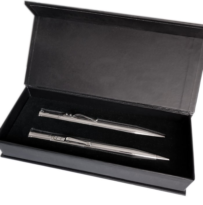 LAMBORGHINI 925 SILVER BALL AND PENCIL SET HALLMARKED