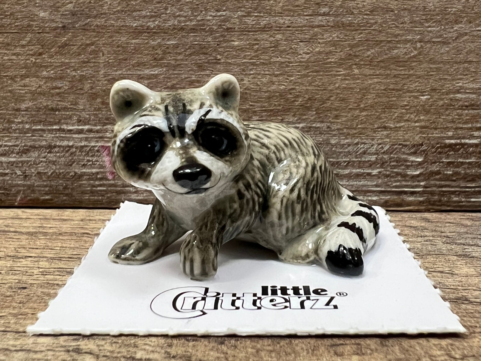 Raccoon Porcelain Figurine 1.5\