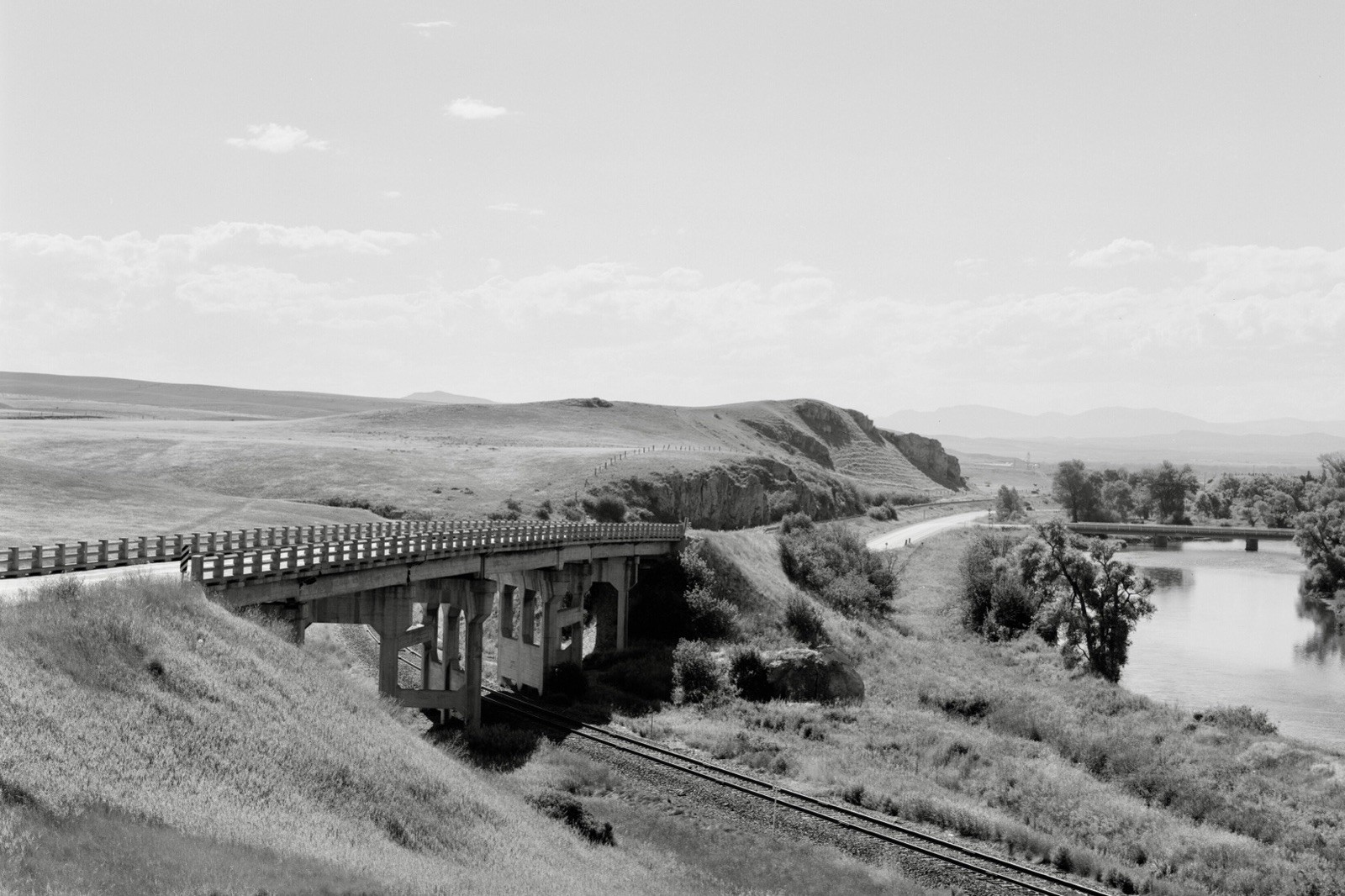 Logan Overpass Montana Rail Link Vintage Historic Landscape 4x6 Photo Print