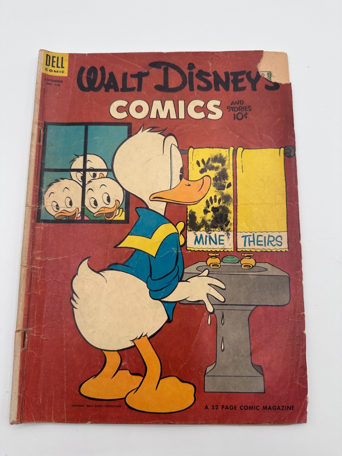 Walt Disney’s Comics & Stories #156 (1953 Dell) Donald Duck Golden Age Comic G