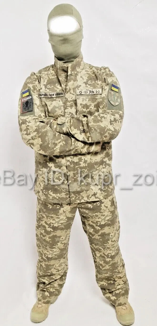 Uniform Ukraine Army PIXEL CAMO ORIGINAL SUIT Ukrainian W A R 62/5 Size 