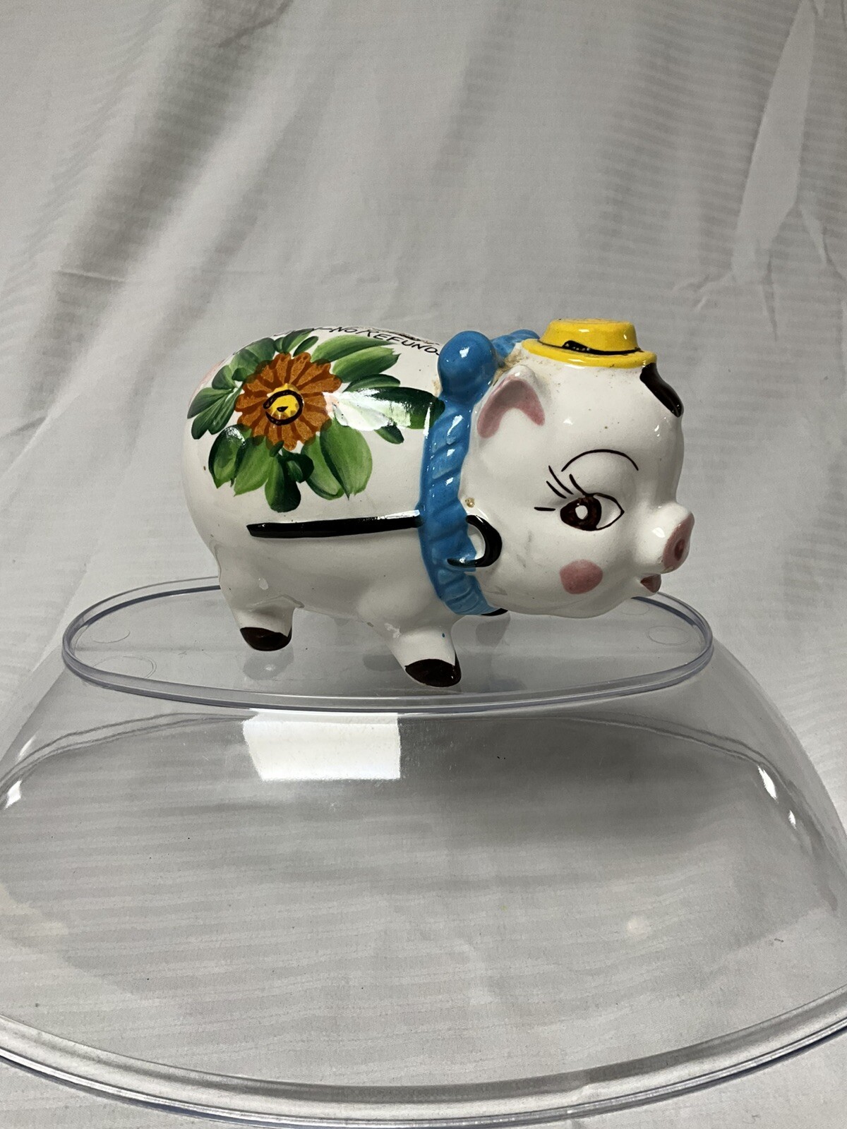 Super Fun Cute Vintage Pig Bank Japan Kitschy Anthropomorphic Piggy Bank EMPRESS