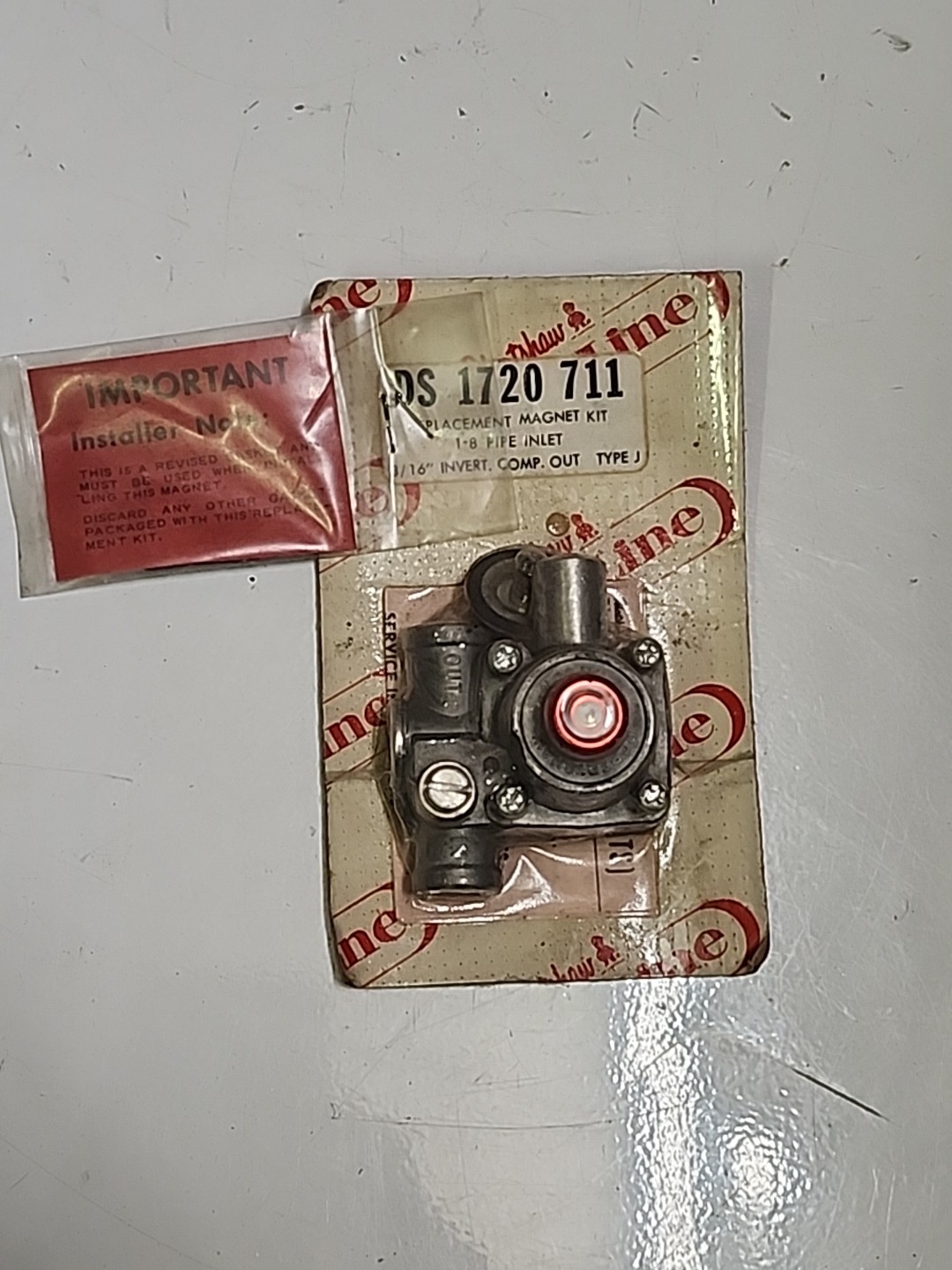 ROBERTSHAW DS 1720-711 GAS COOKING ELECTROMAGNET REPLACE KIT (NEW)
