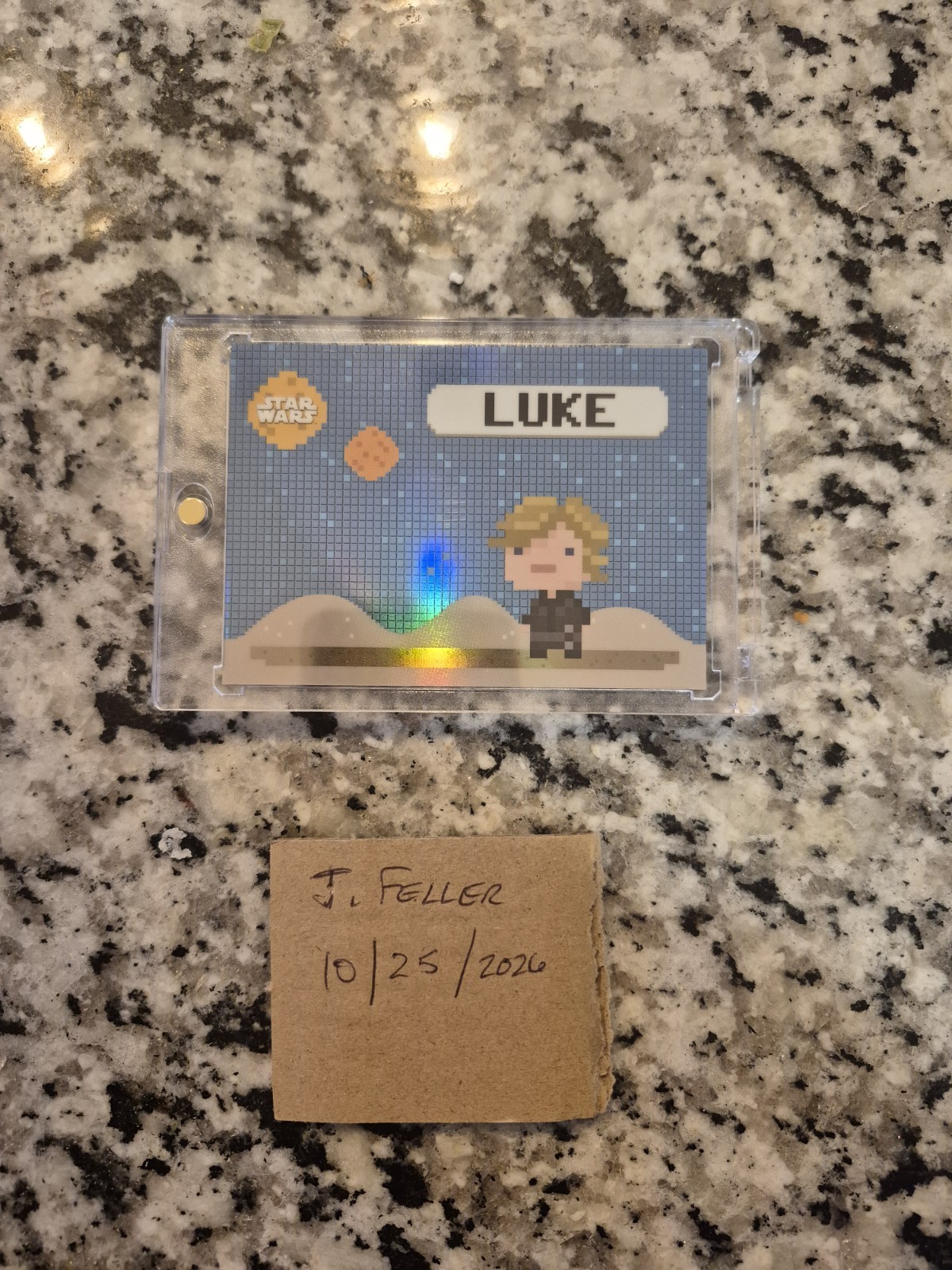2026 Topps Chrome Star Wars Luke Skywalker Bonus Stage - Case Hit SSP #BO-LUKE 2026 Topps Chrome Star Wars Luke Skywalker Bonus Stage - Case Hit SSP #BO-LUKE