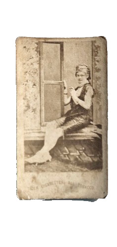 ca 1888-90, N381B Carrie West, Tiger Cigarettes All Tobacco, H Ellis & Actresses