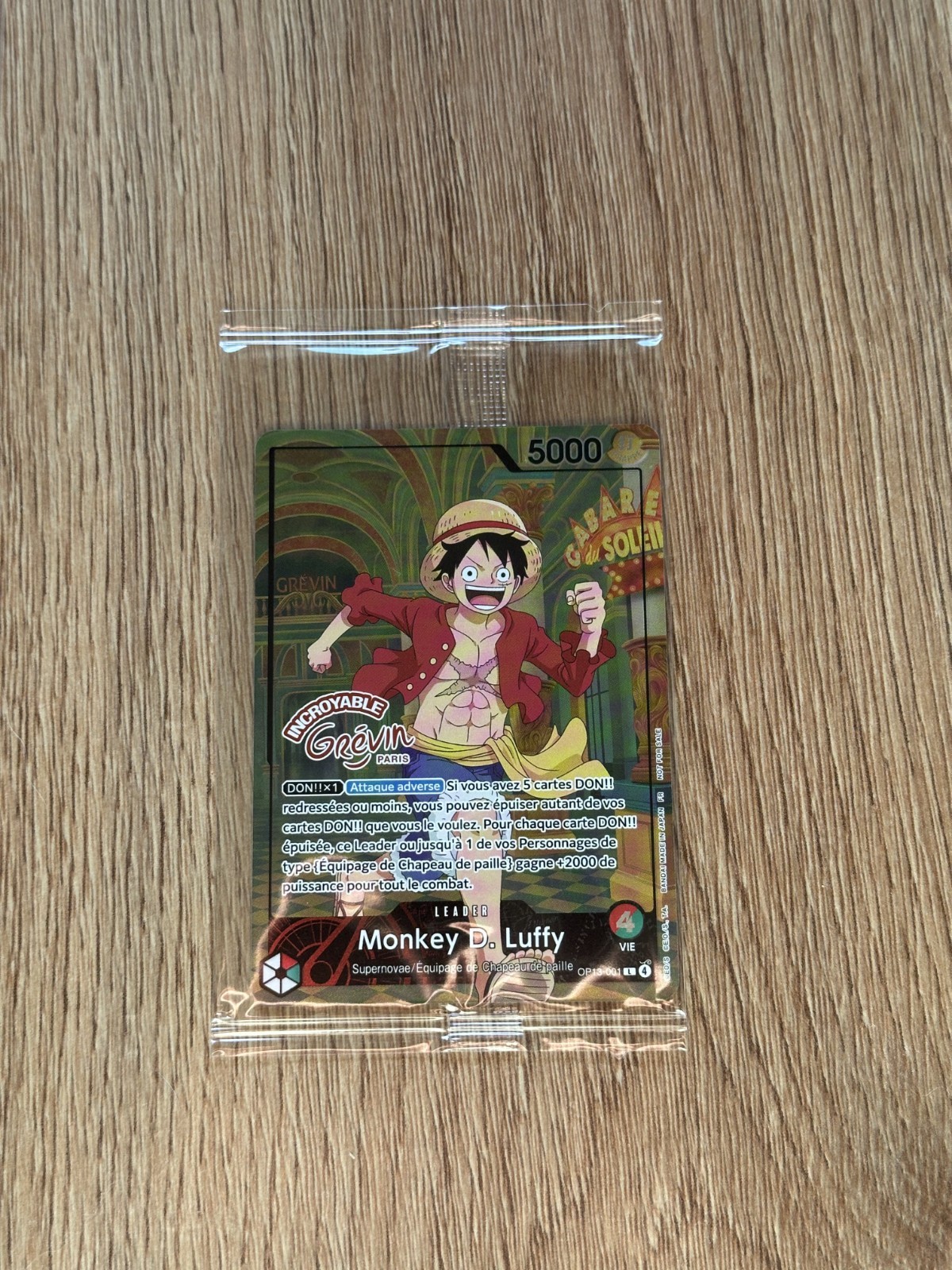 Monkey.D.Luffy (OP13-001) (V.1) - One Piece Card Promo Musée Grevin - INHAND ✅✅✅ Monkey.D.Luffy (OP13-001) (V.1) - One Piece Card Promo Musée Grevin - INHAND ✅✅✅