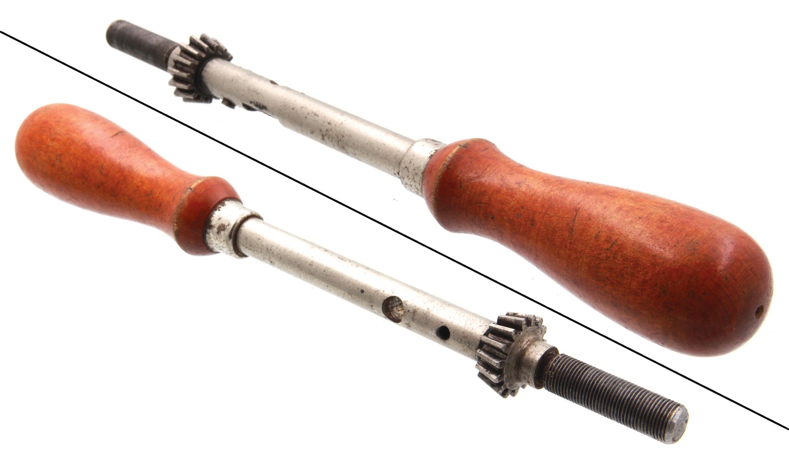 Orig. Handle & Shaft for Stanley No. 618 Hand Drill - mjdtoolparts