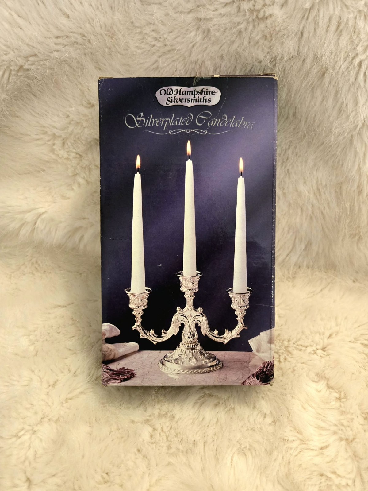 Old Hampshire Silverplated Candle Holder