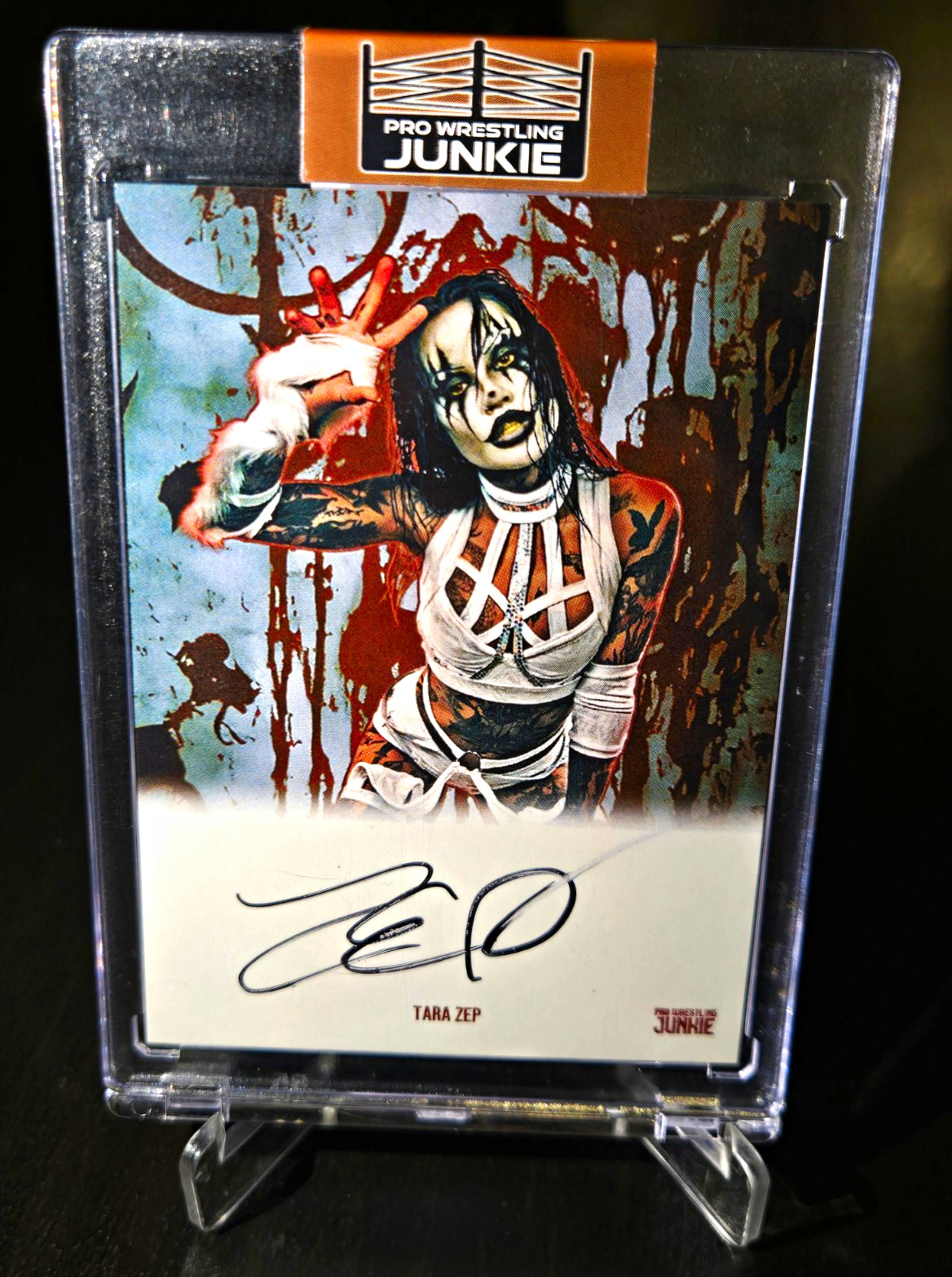 Pro Wrestling Junkie 2023 PWJ Tara Zep Auto The Villain Limited Edition