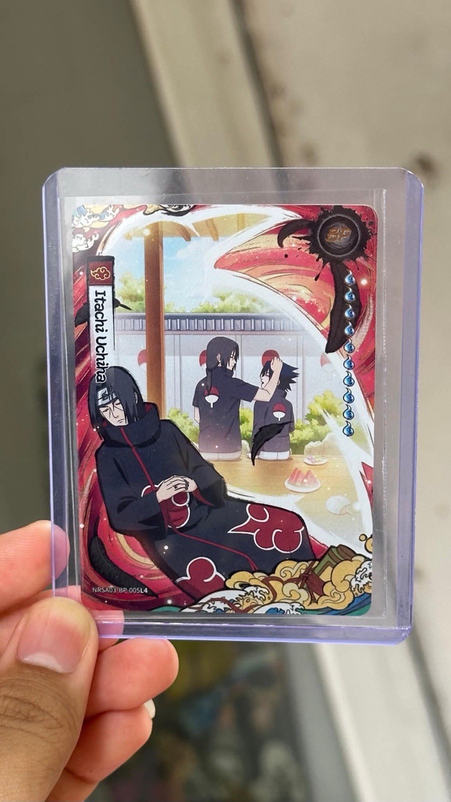 KAYOU Naruto Itachi Uchiha Serial #931/999 Card NRSA03-BP-005L4 2022