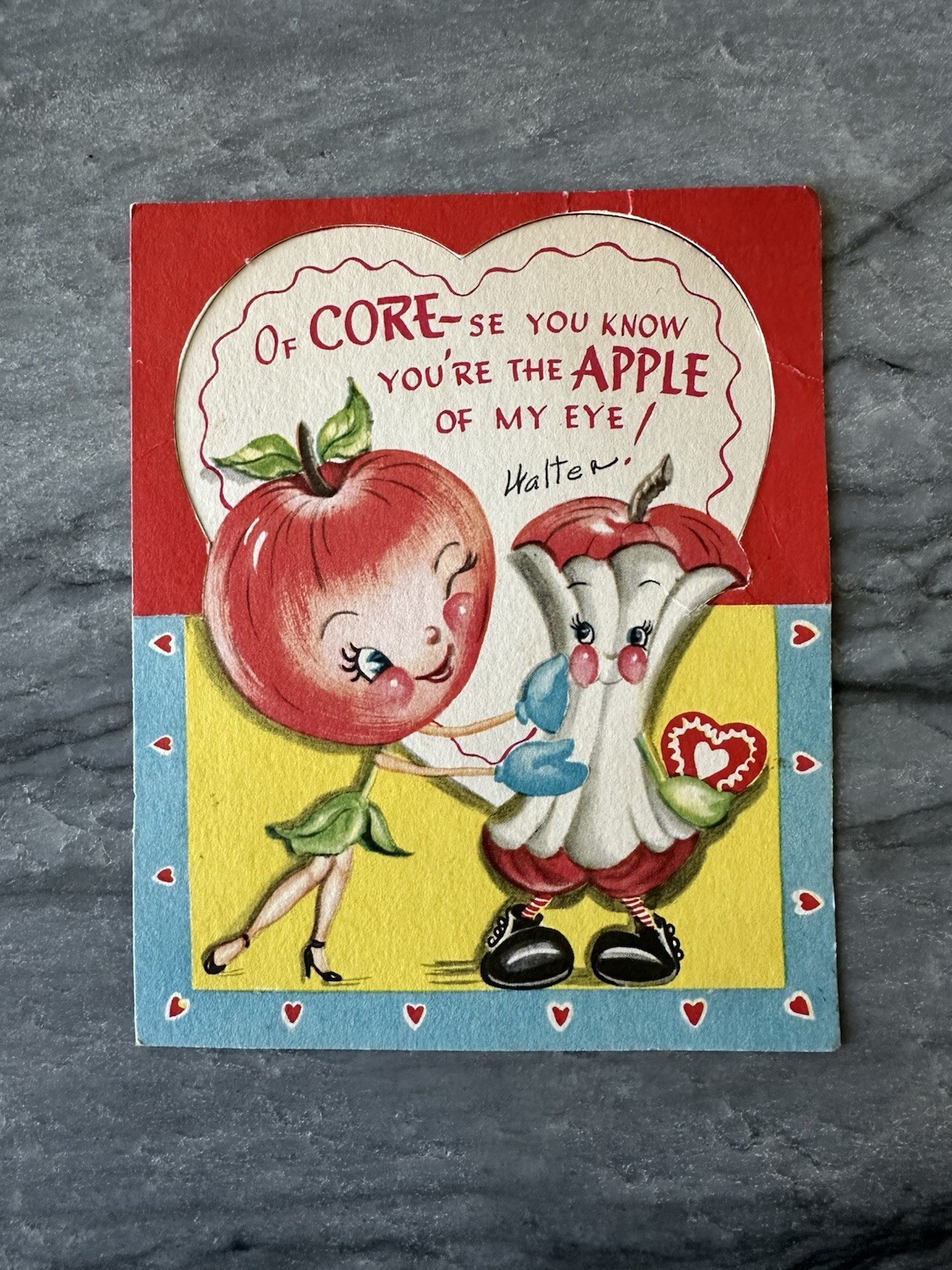 Large Valentine Cute Anthropomorphic Apple Girl High Heel Core Boy Leaf