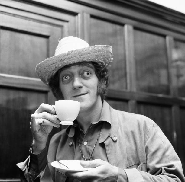 Zany comedian Marty Feldman seen here posing for the DM at the- 1969 Old Photo