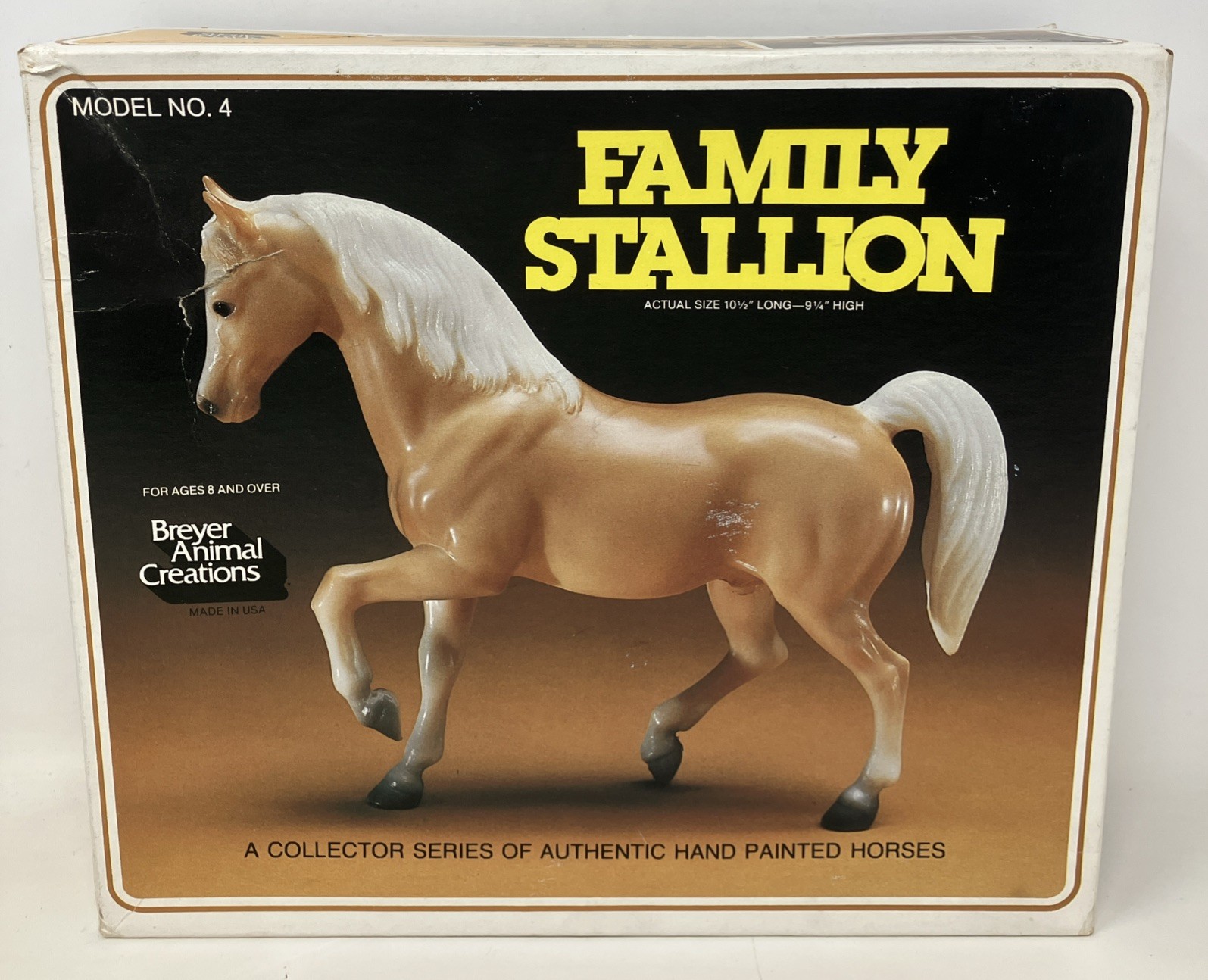 Breyer Horse Family Stallion No 4 Golden Palomino Vintage 1982 w/ Original Box Breyer Horse Family Stallion No 4 Golden Palomino Vintage 1982 w/ Original Box