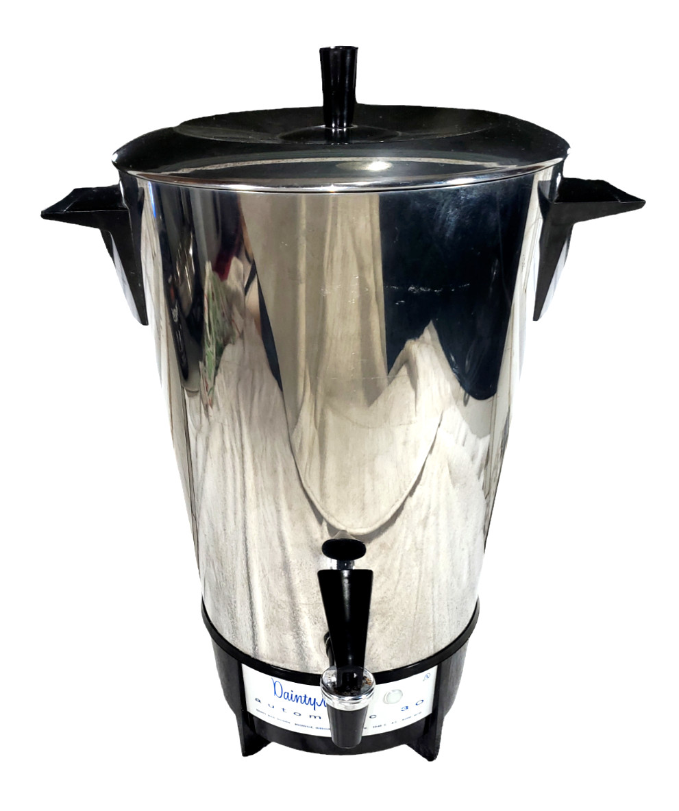 Rare Vintage Dainty Maid Automatic 30 cup percolator Electric Coffee Maker