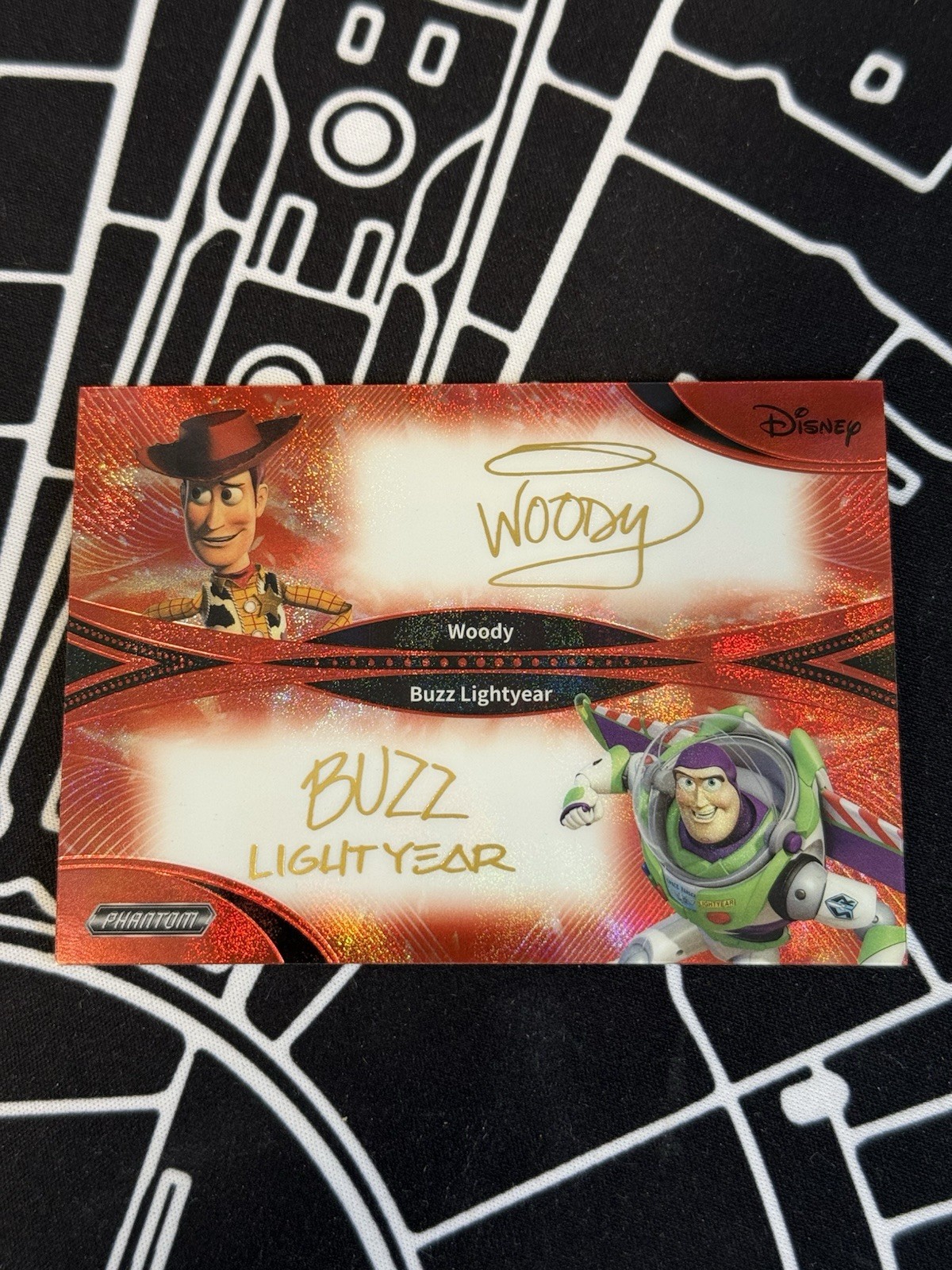2025 Kakawow Phantom Disney Woody Buzz Light year Dual Auto /75 Toy Story 