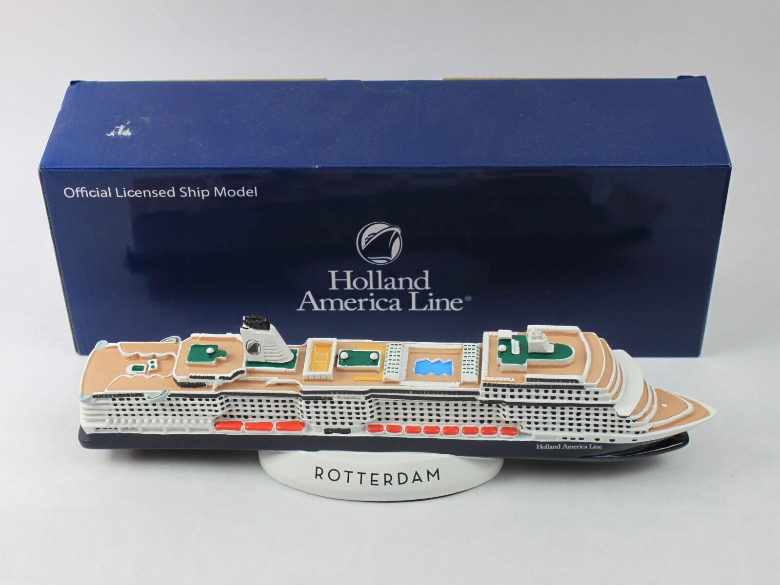 Holland America Line Rotterdam Cruise Ship Model NIB