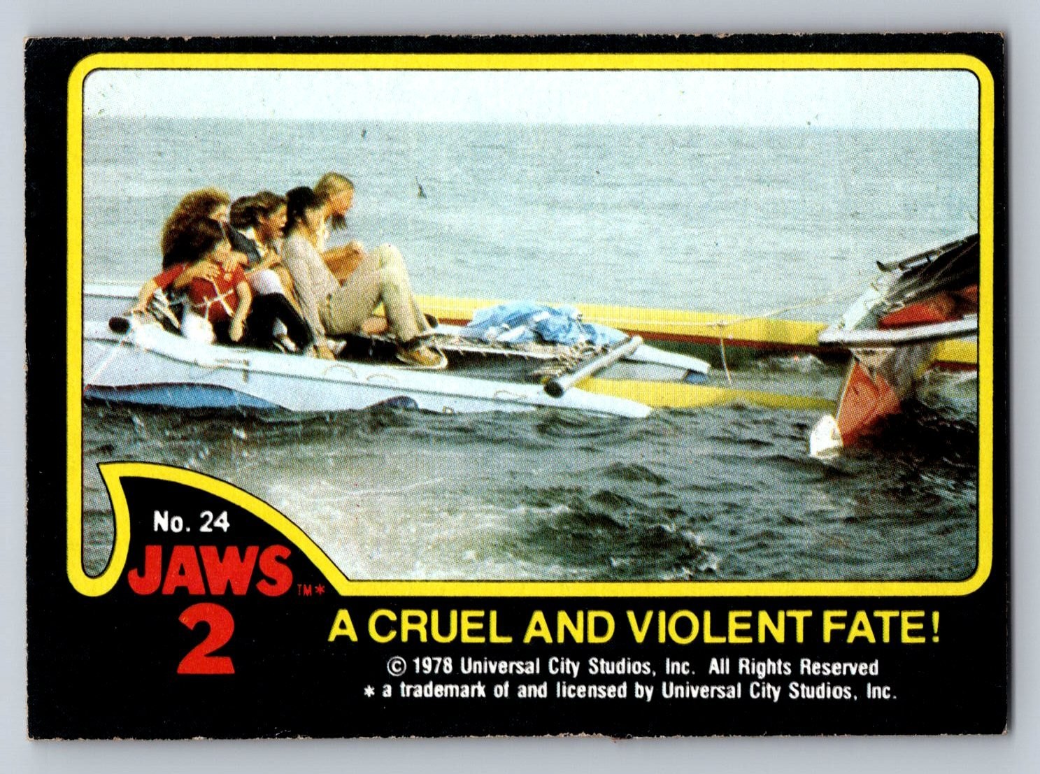 Jaws 2 Scene 1978 Topps Jaws 2 #24 \