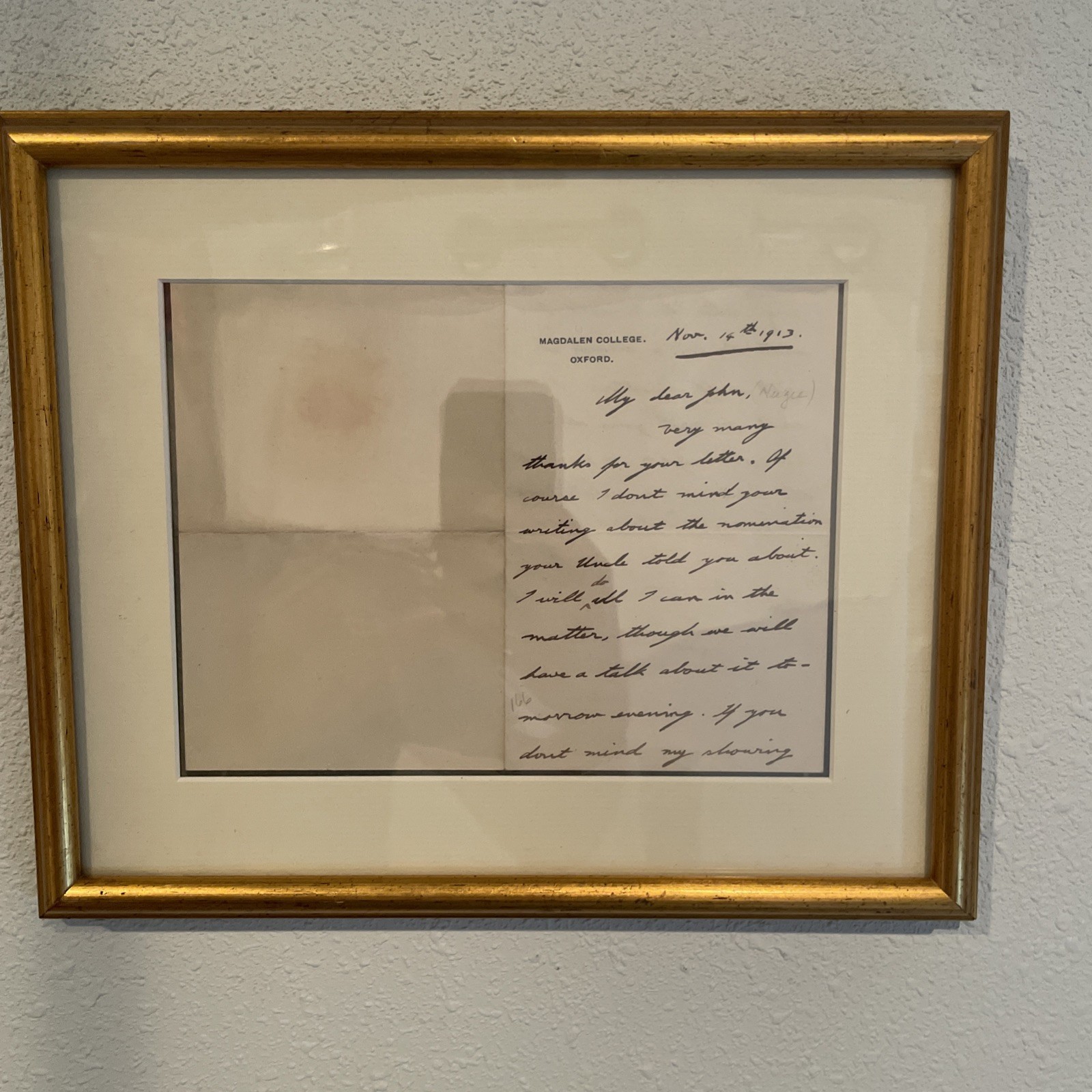 King Edward the Eighth VIII Signed Personal Letter 1913 Museum Quality RARE