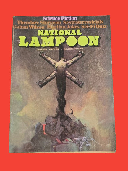 National Lampoon June 1972 #27 Science Fiction Frank Frazetta Cover Magazine