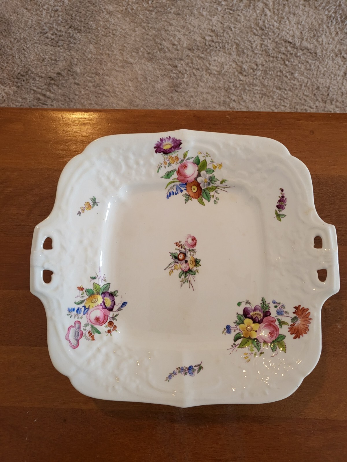 Coalport Serving Dish with Floral Design   9\