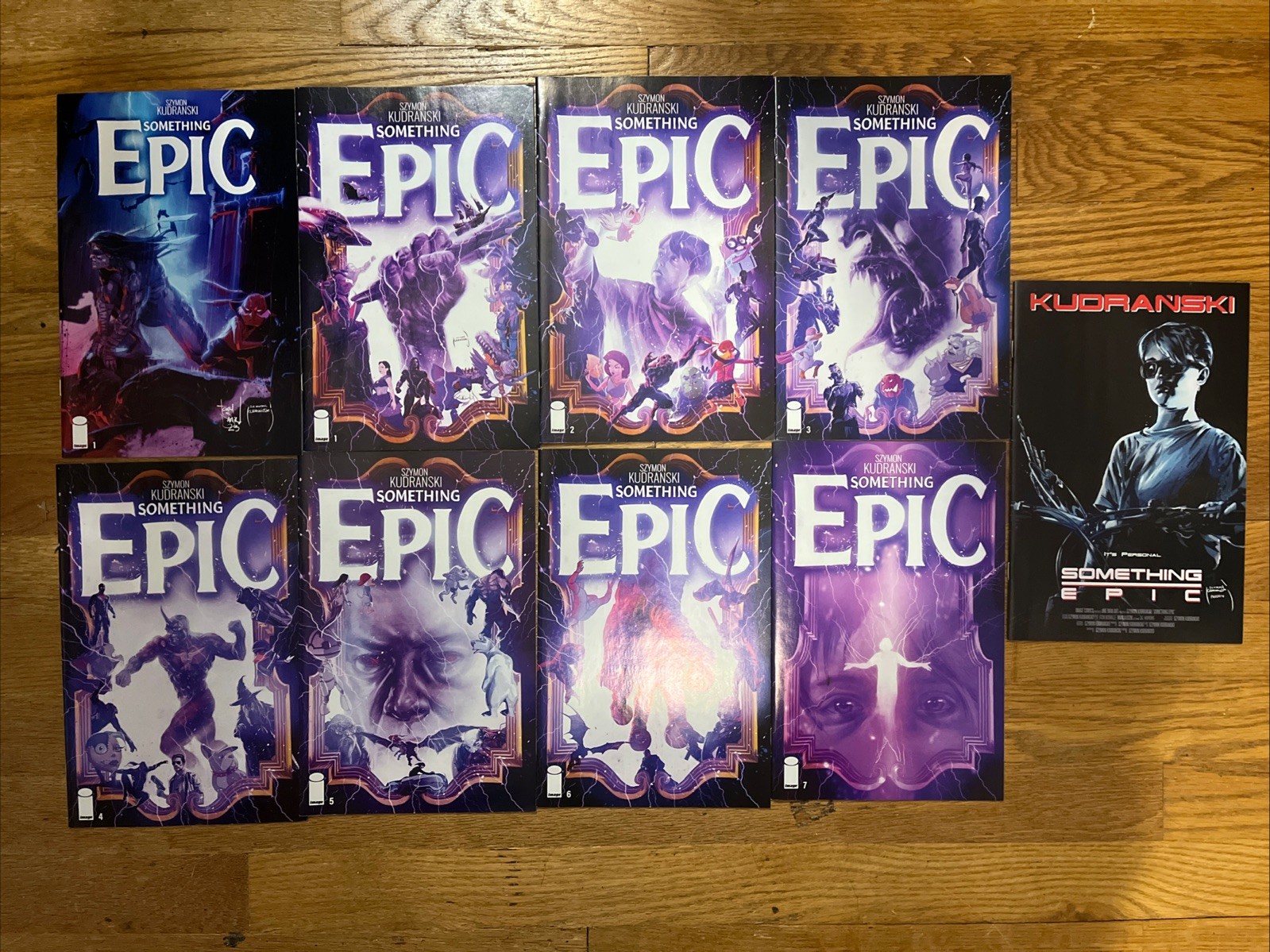 SOMETHING EPIC 1-7 Cover A + #1 B & C  iMAGE COMICS 2023 Szymon Kudranski