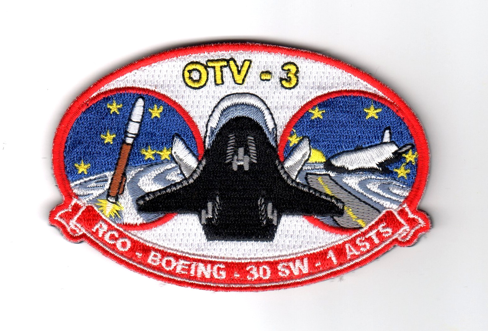 OTV-3 X-37B Patch RCO Boeing 30th Space Wing 1ASTS Vandenberg Landing