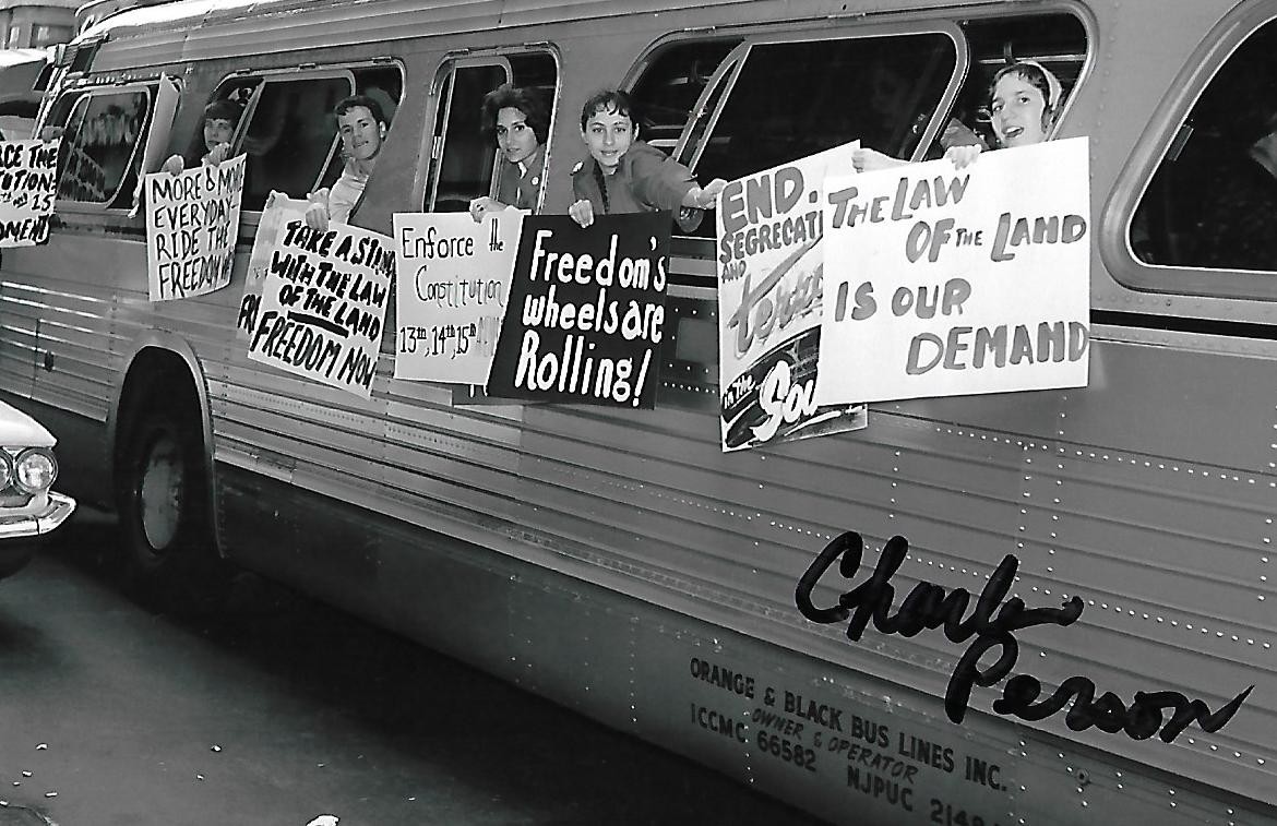 Charles Person an auto 4x6 photo Freedom Riders Civil Rights RARE COA LOOK