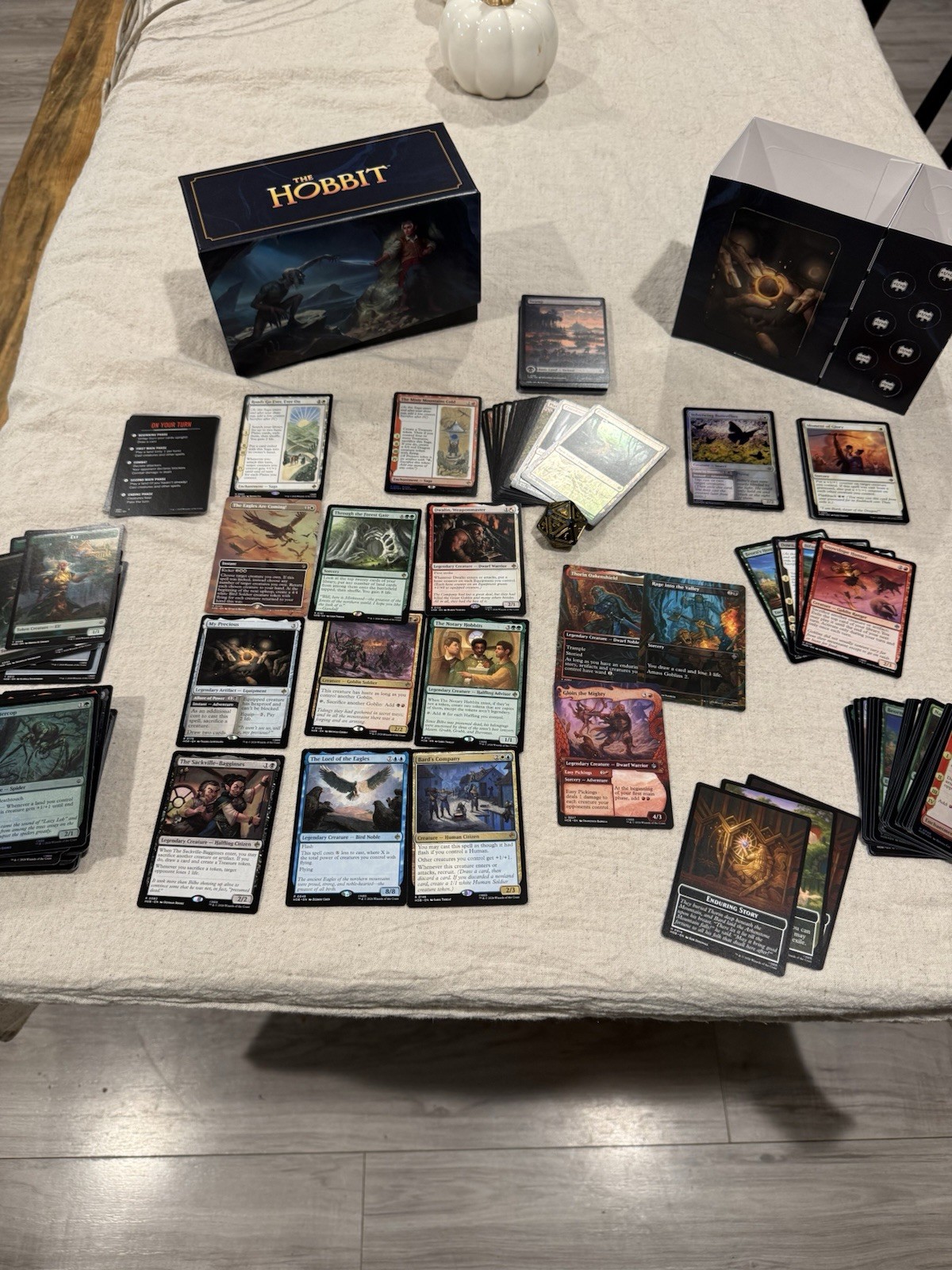 The Hobbit Magic The Gathering Bundle Box Opened Never Played The Hobbit Magic The Gathering Bundle Box Opened Never Played