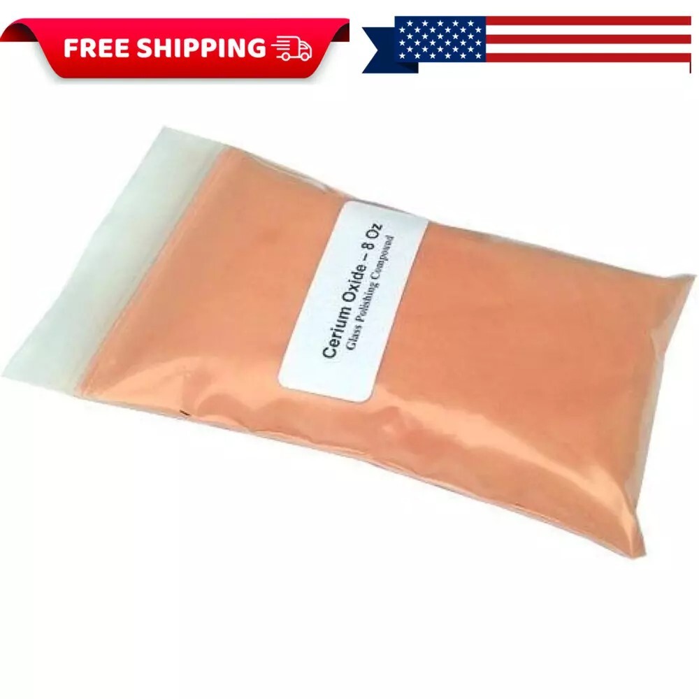 Cerium Oxide Glass Polishing Compound - El Oxido De Cerio De Cristal Pulido 8 Oz Cerium Oxide Glass Polishing Compound - El Oxido De Cerio De Cristal Pulido 8 Oz