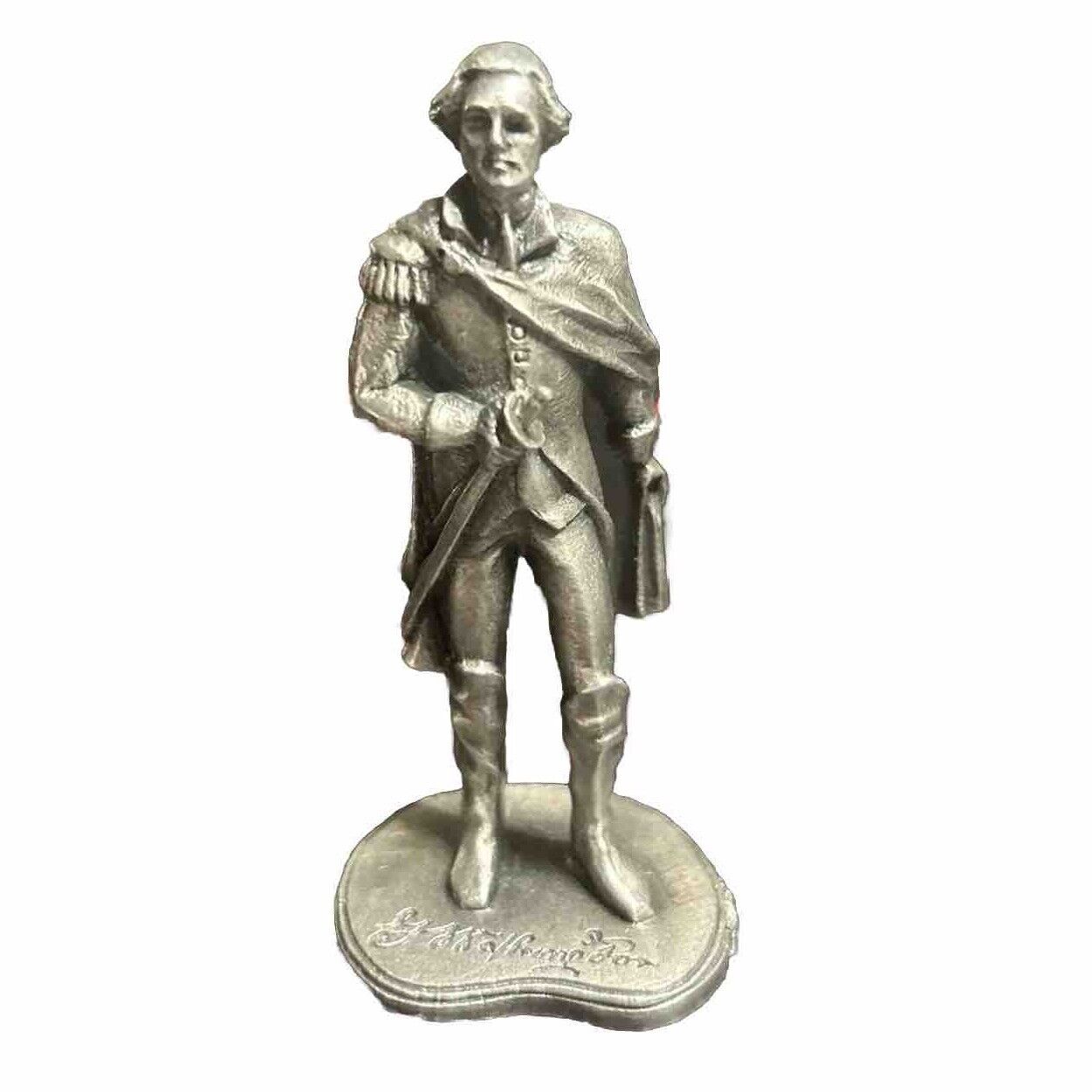 Hudson Pewter 1973 George Washington 3” Figurine