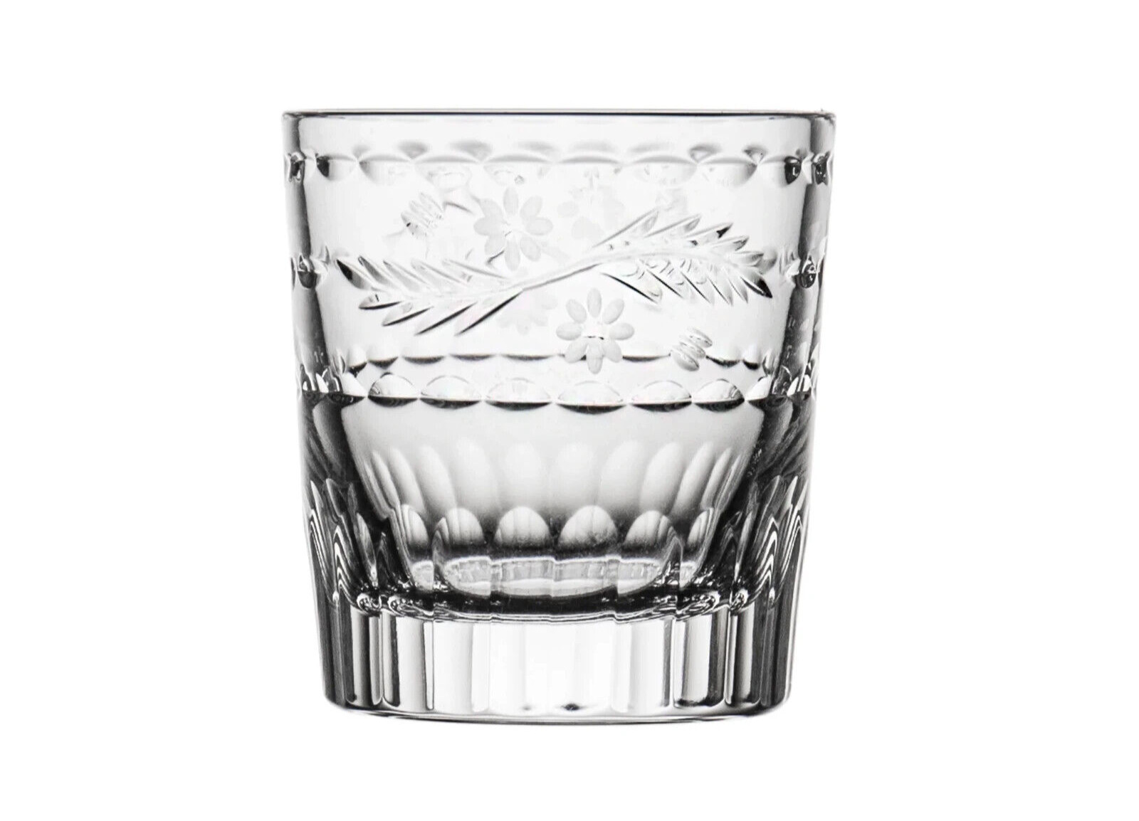 William Yeoward Jenkins Camilla Shot Glass Etched Engraved Crystal