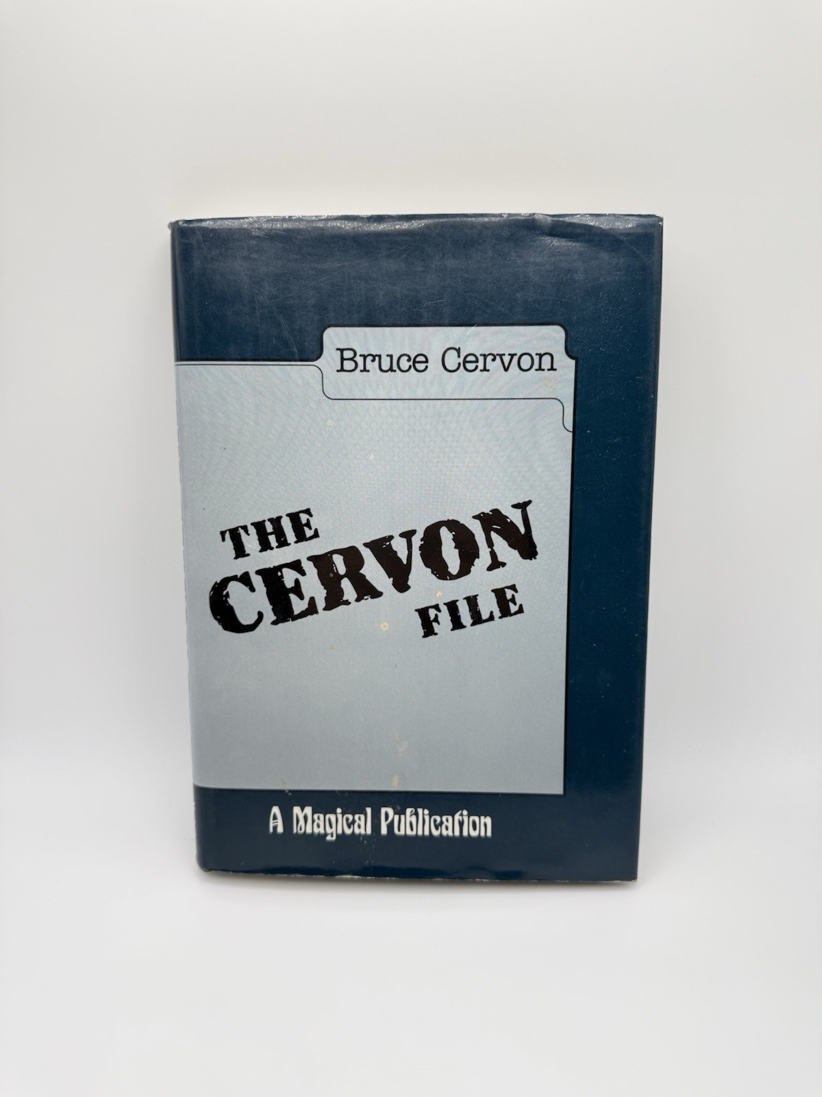 1988 1st Edition ‘The Cervon File’ Bruce Cervon Hardcover DJ Close-Up Card Magic