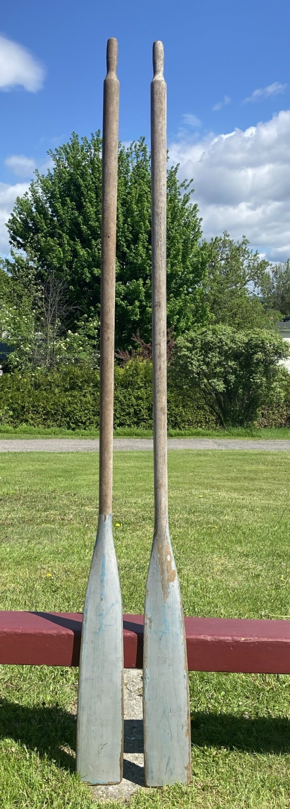 Lovely Pair WOODEN OARS 86