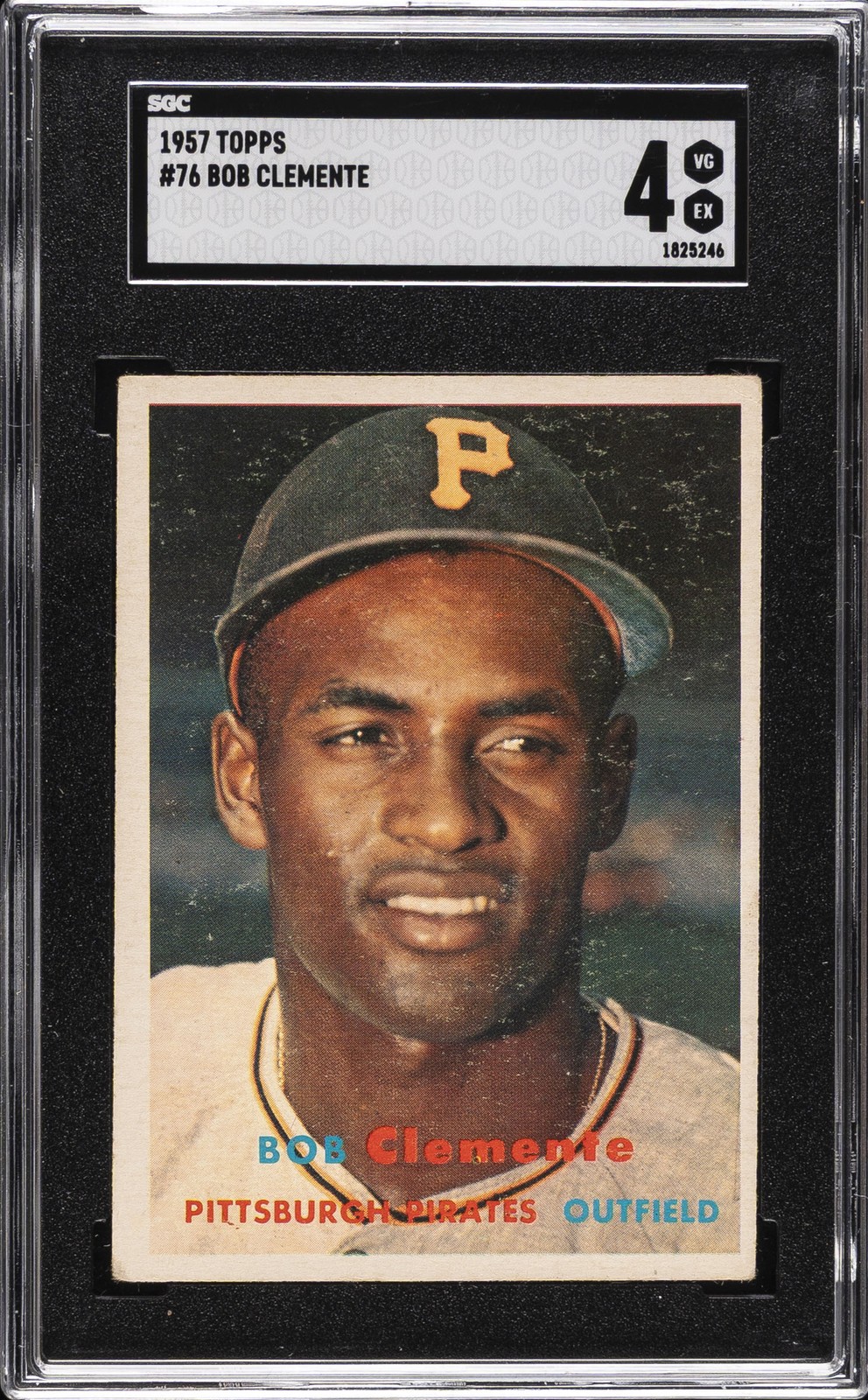 1957 TOPPS #76 ROBERTO CLEMENTE SGC 4