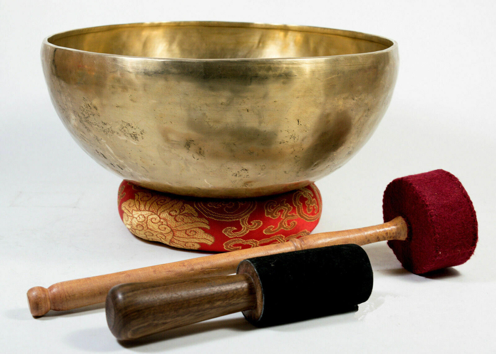 12 inch master healing singing bowl- Handmade Tibetan Bowls with mallet cushion