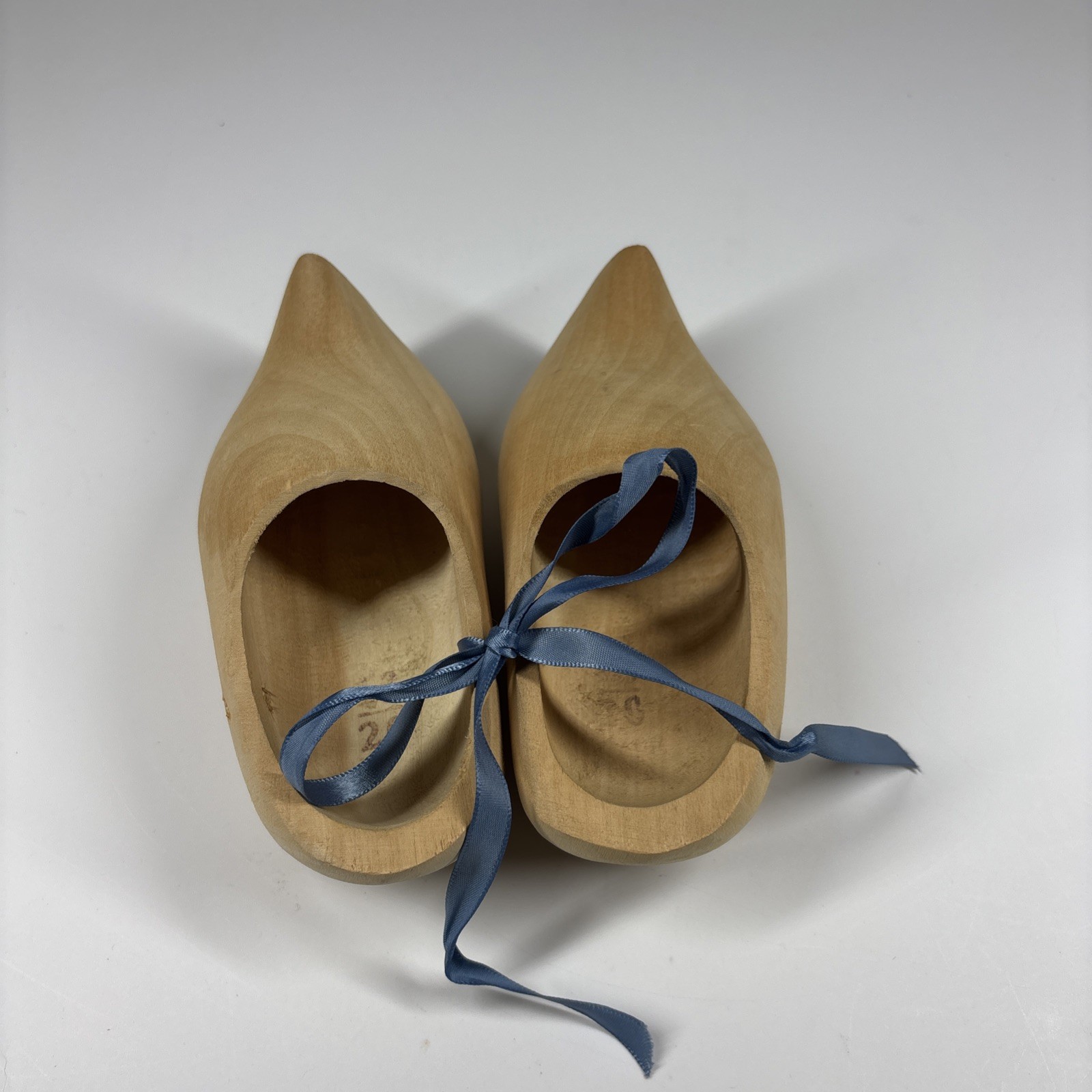 Vintage Dutch Holland Wooden Shoes Clogs  Klompen Size 13 / 20 Ready to Paint