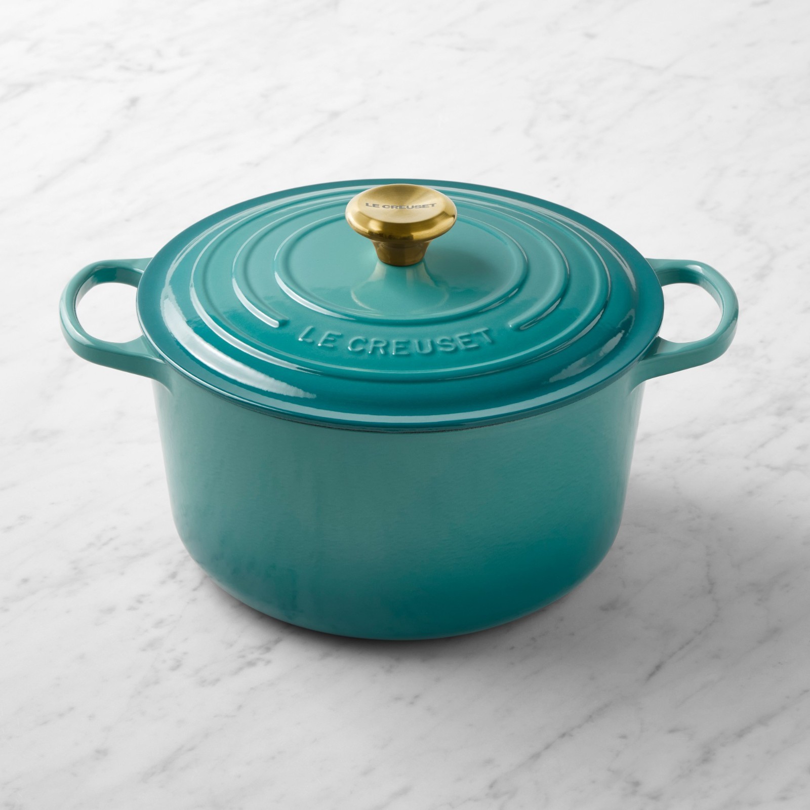 Le Creuset Enameled Cast Iron Signature Deep Round Oven, 6 1/2-Qt., Riviera