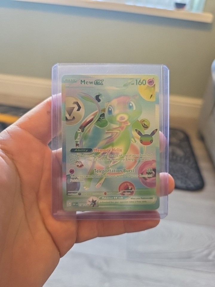 Pokémon TCG Mew ex 158/165 Futuristic Rare FUR 30th Anniversary