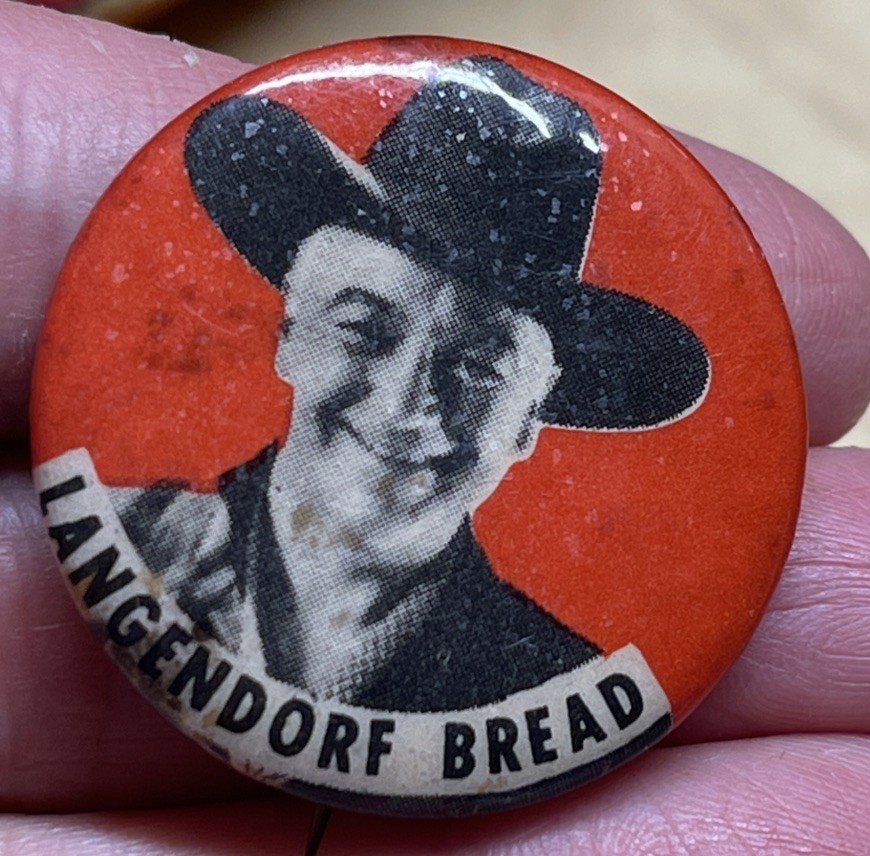 Vintage Hopalong Cassidy Langendord Bread 1.25\