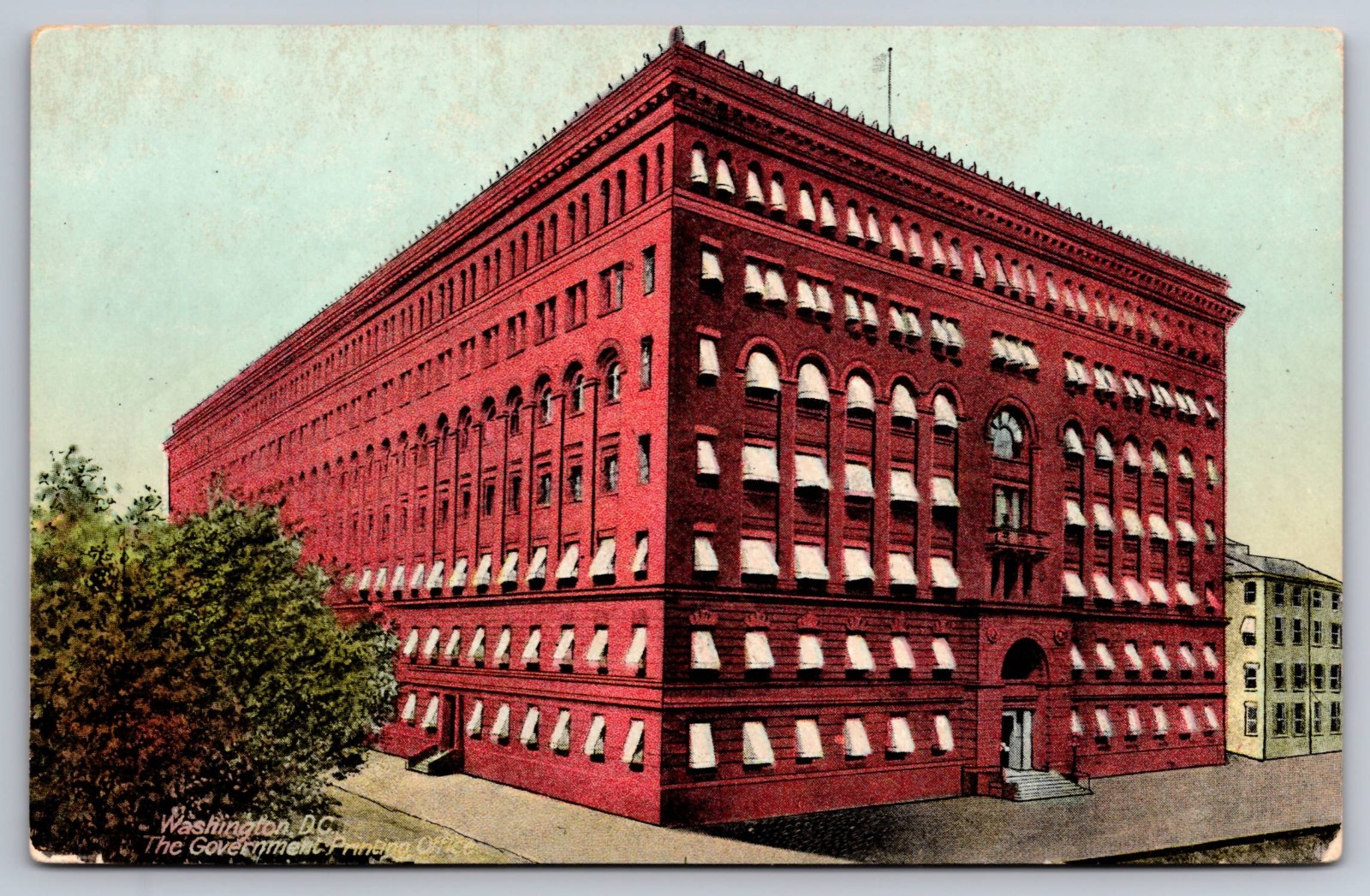 Government Printing Office Washington D.C. Antique Postcard