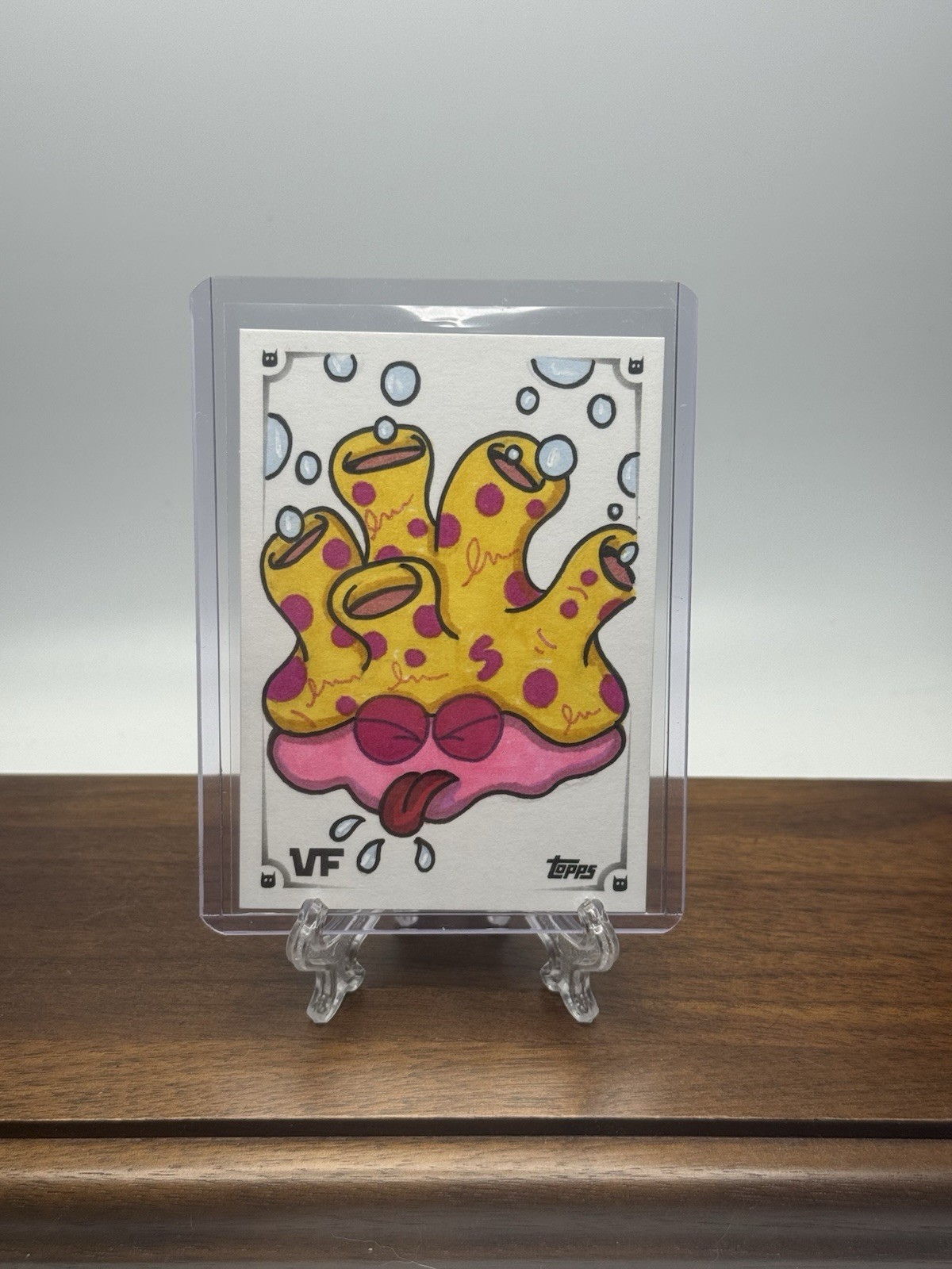LIKE A SPONGE 2026 Topps Chrome VEEFRIENDS Autograph Artist Sketch 1/1 RARE